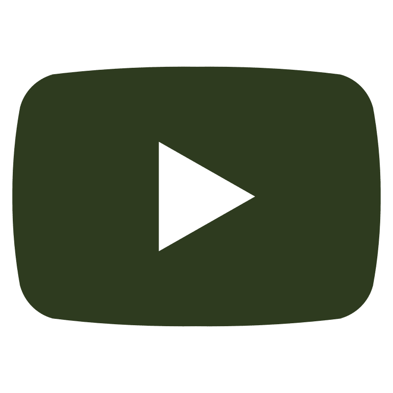 Dark green YouTube logo